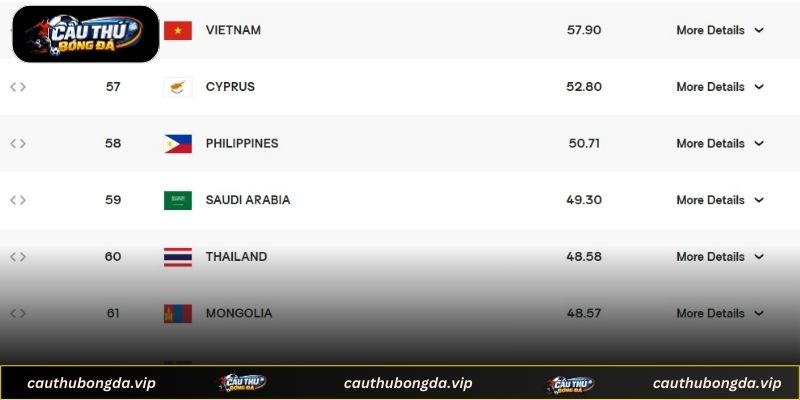 Các giải đấu bóng đá được theo dõi nhiều nhất